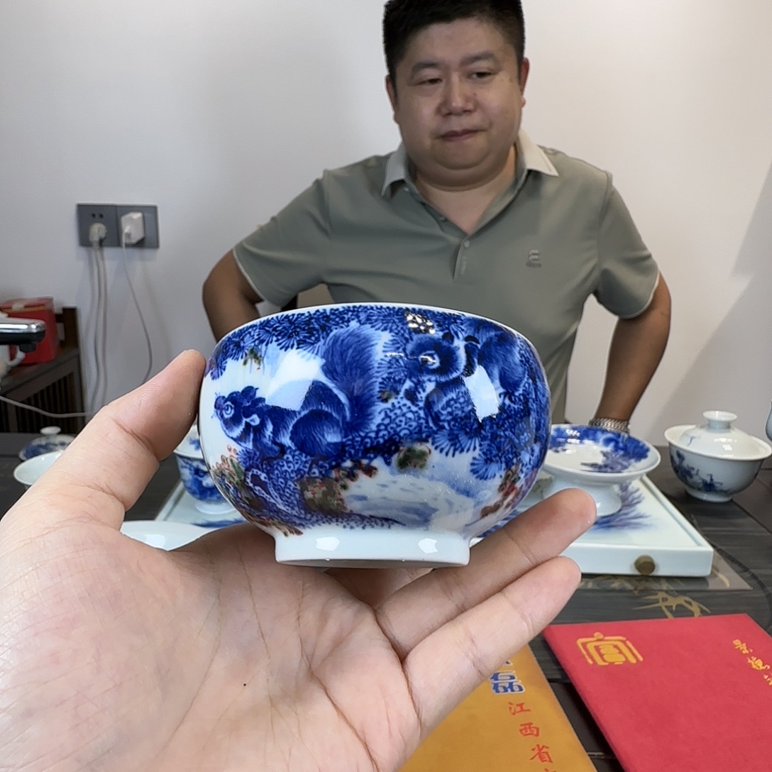 摆件青花王步第四代：熊磊专场