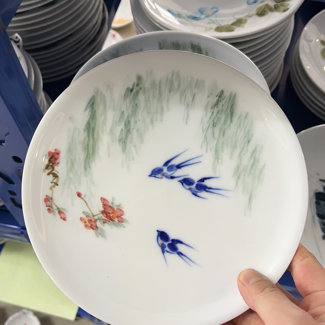 瓷片景德镇陶瓷手工手绘制作