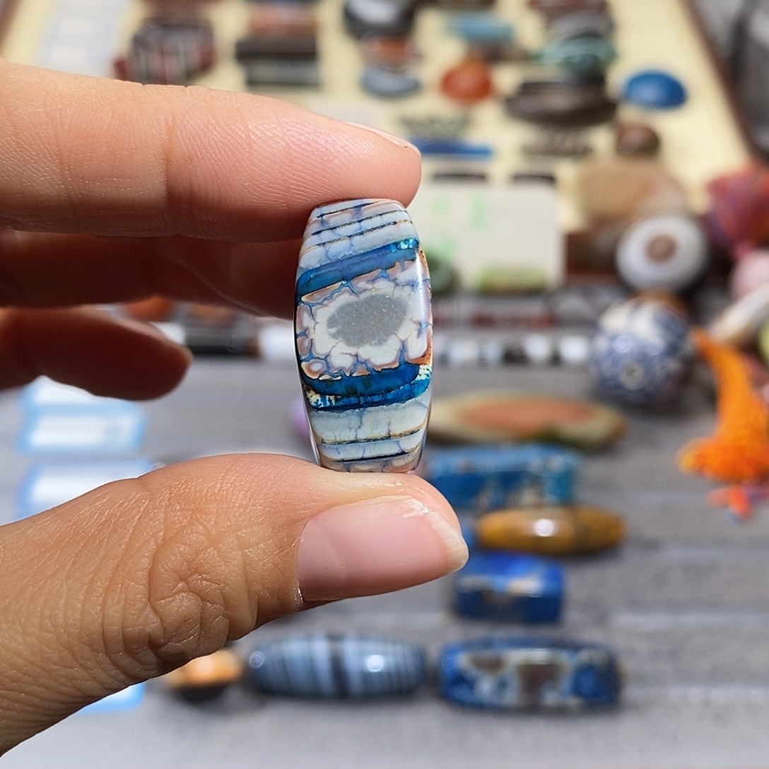 M***g玛瑙/玉髓合金颈饰