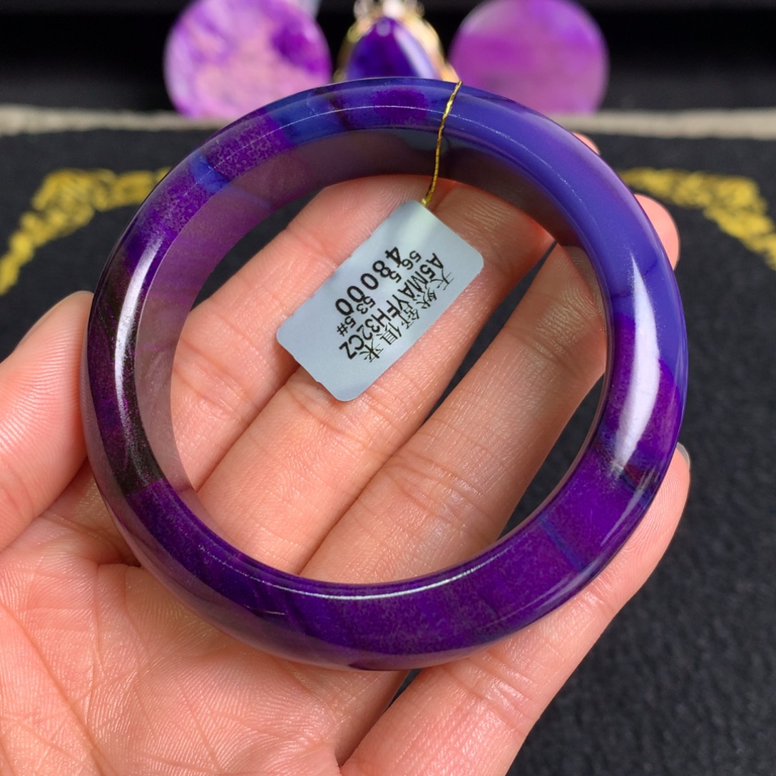 苏纪石（舒俱来）未镶嵌幻彩手镯