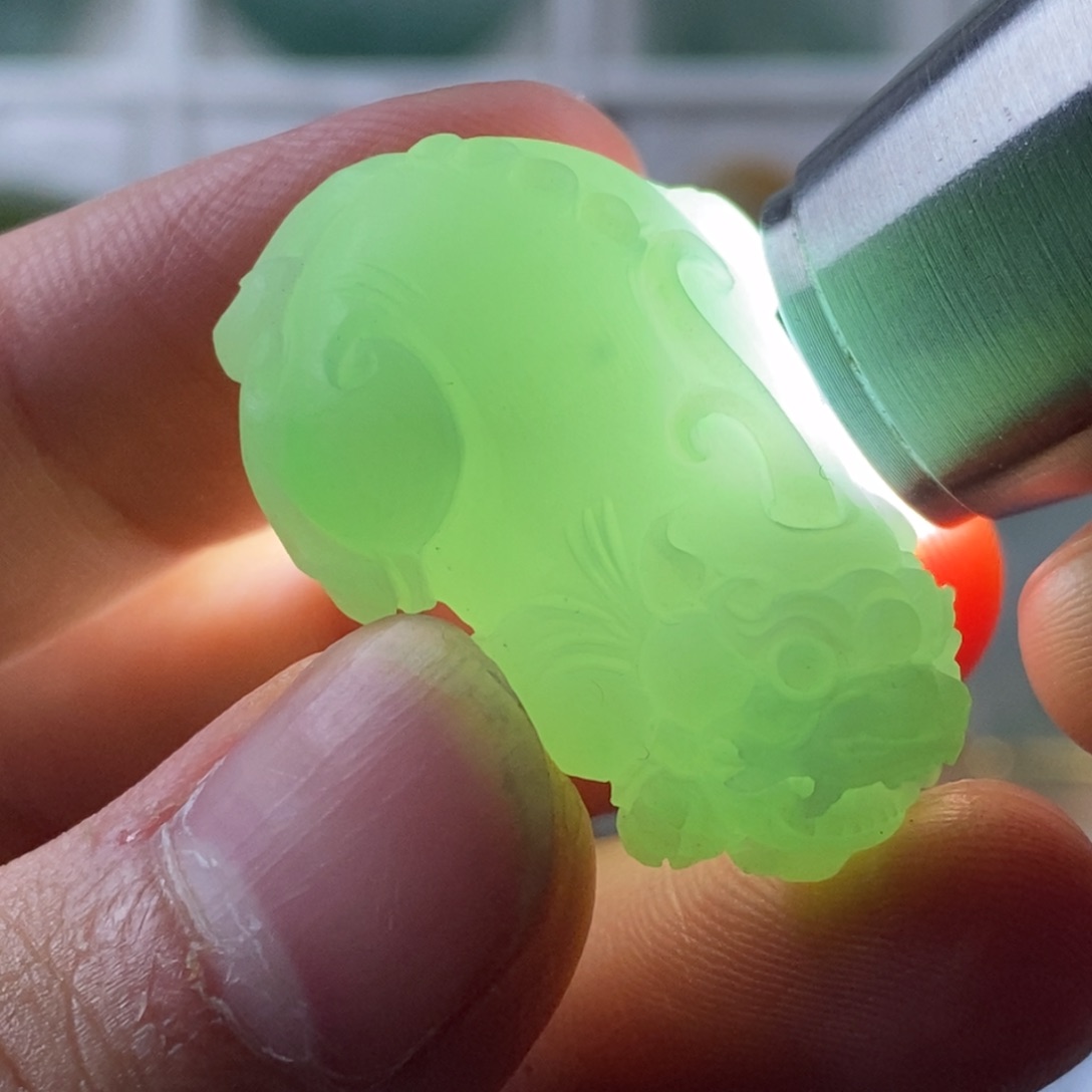 未镶嵌定制翡翠貔貅