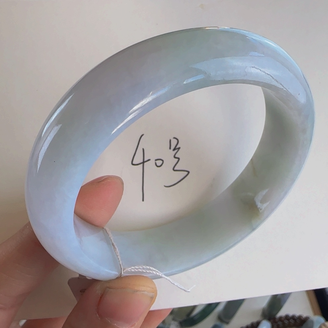 翡翠手镯未镶嵌老坑55圈