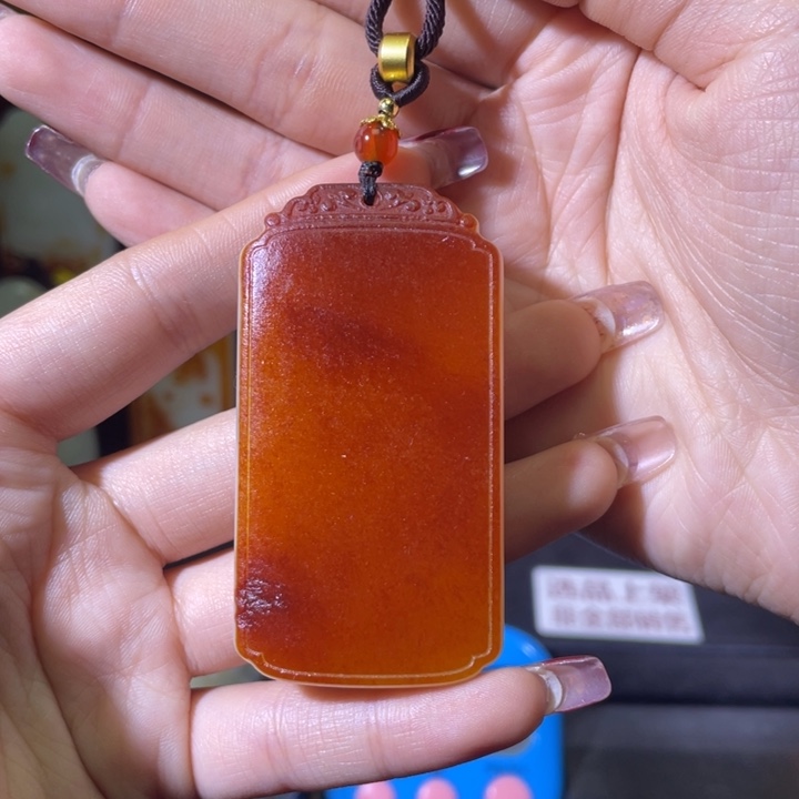 和田玉挂件未镶嵌绿****业