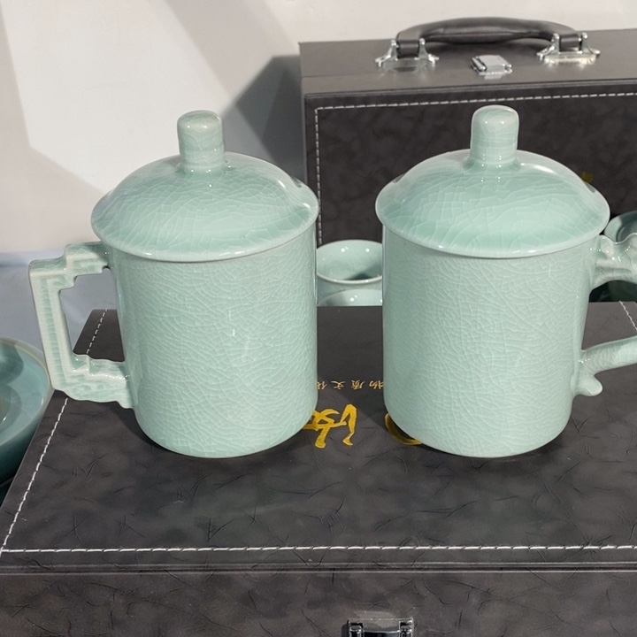 微瑕汝瓷茶餐盘啦啦啦啦