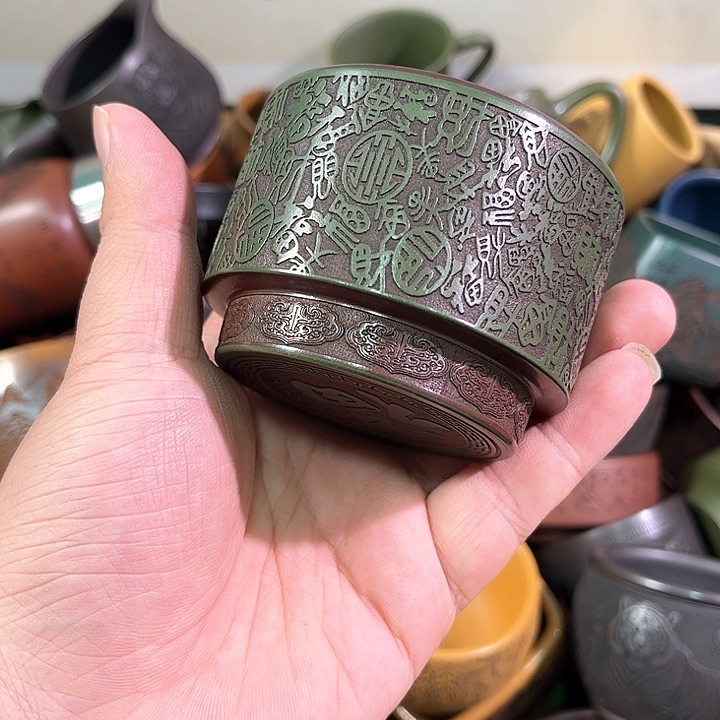 茶杯紫砂全手工紫砂主人杯