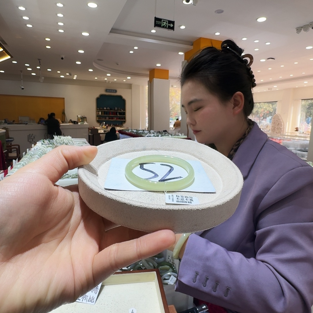 和田玉未镶嵌手镯04