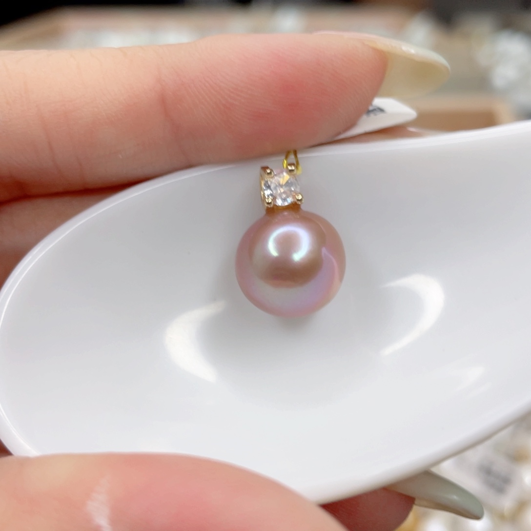 淡水珍珠未镶嵌吊坠(赠链)