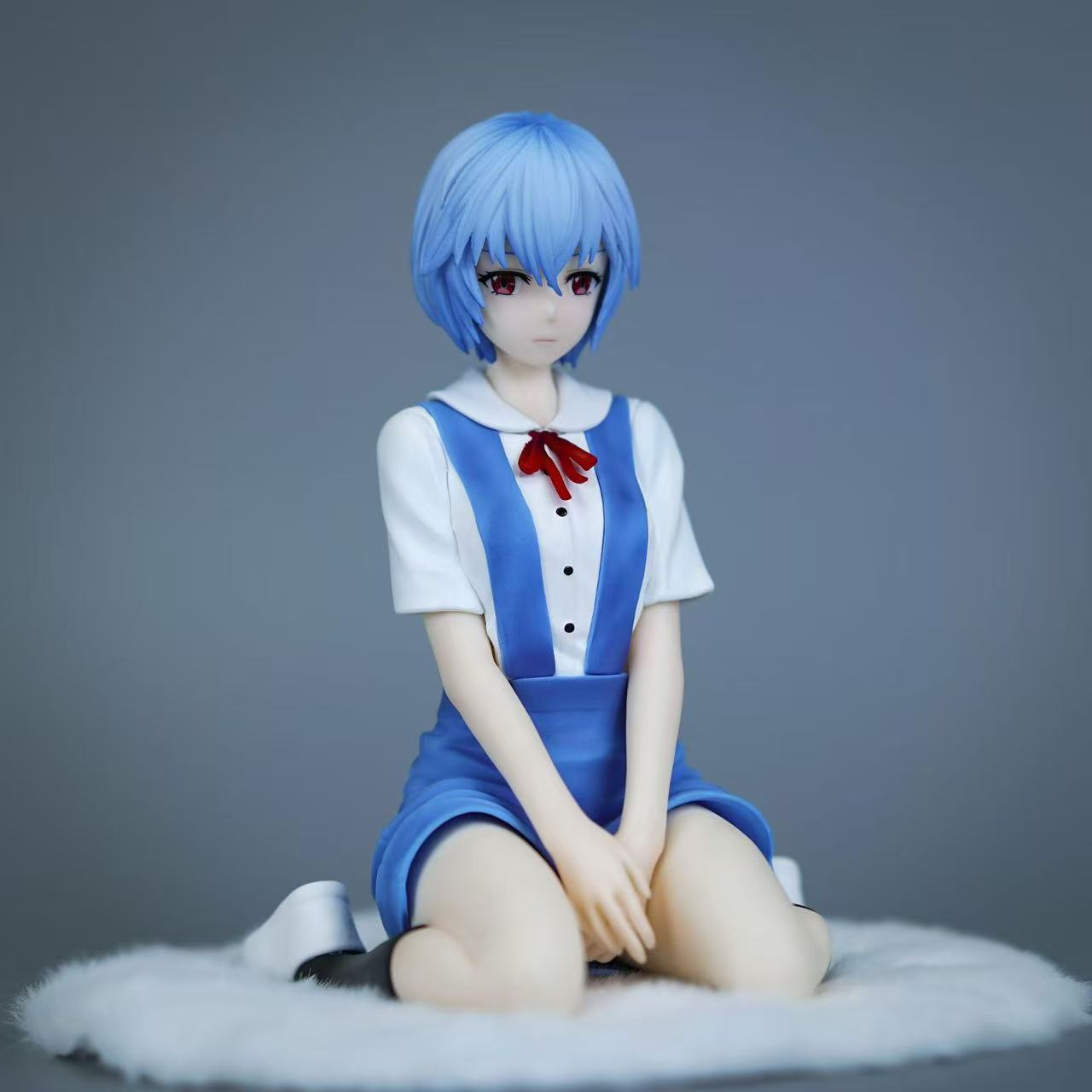 EVA新福音战士坐姿绫波丽动漫潮玩周边车载礼物GK手办模型摆件