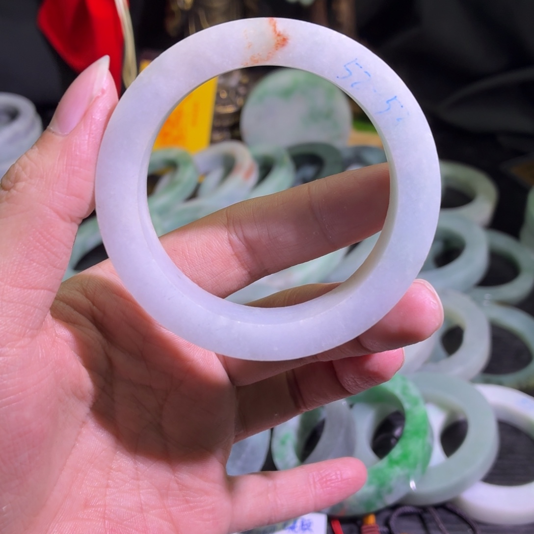 定制翡翠未镶嵌天然翡翠A货毛胚手镯定制
