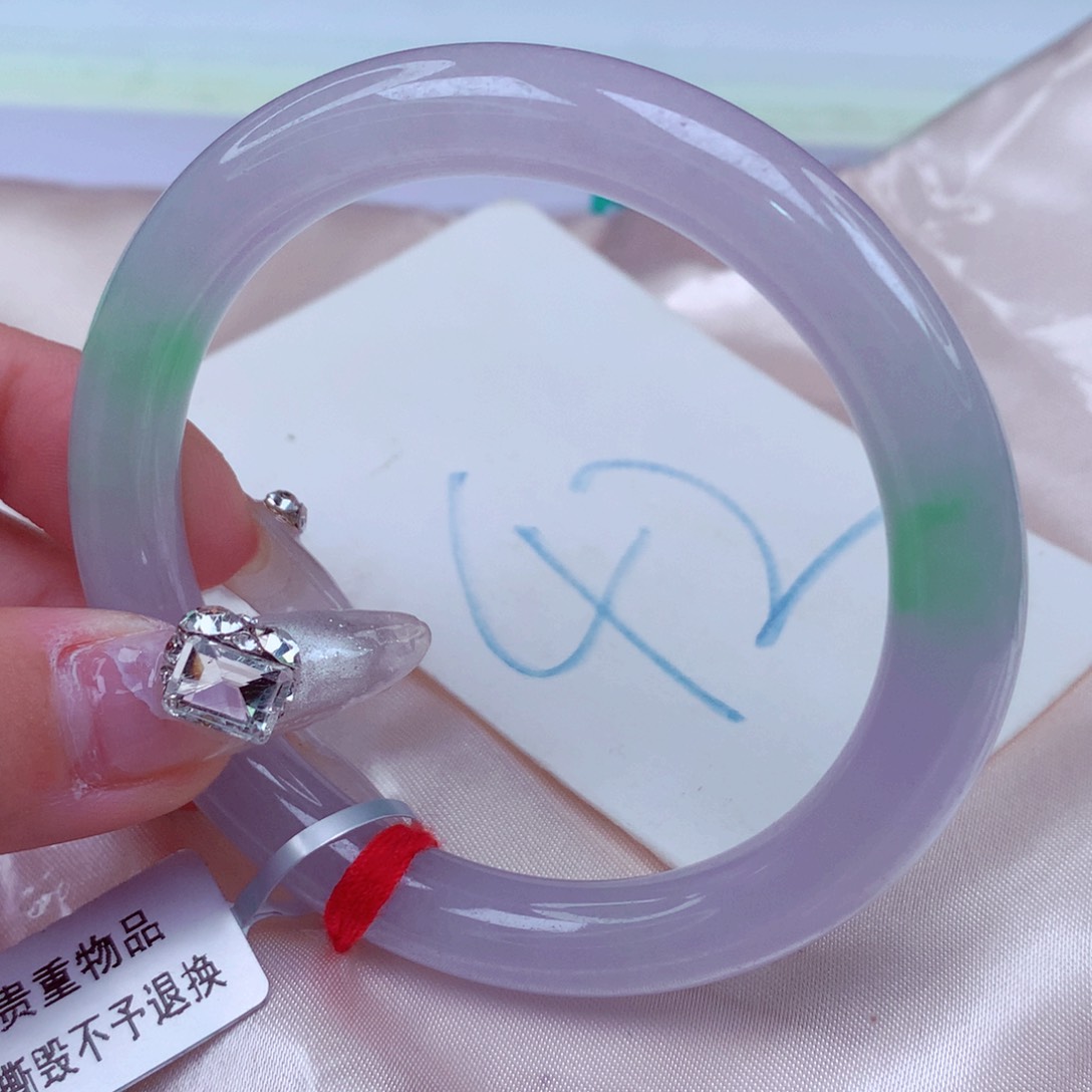 翡翠手镯未镶嵌天然缅甸翡翠A货手镯