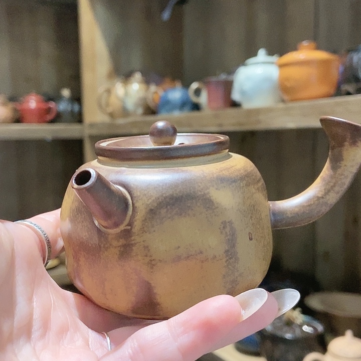 柴烧老岩泥高端茶器