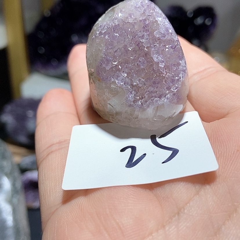 【闪购商品】紫晶888888未镶嵌水晶摆件未镶嵌8