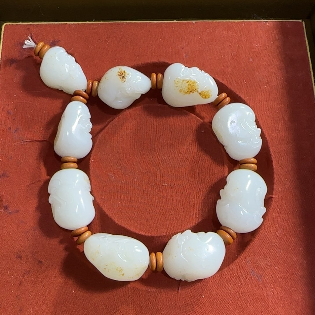 和田玉未镶嵌挂件祥