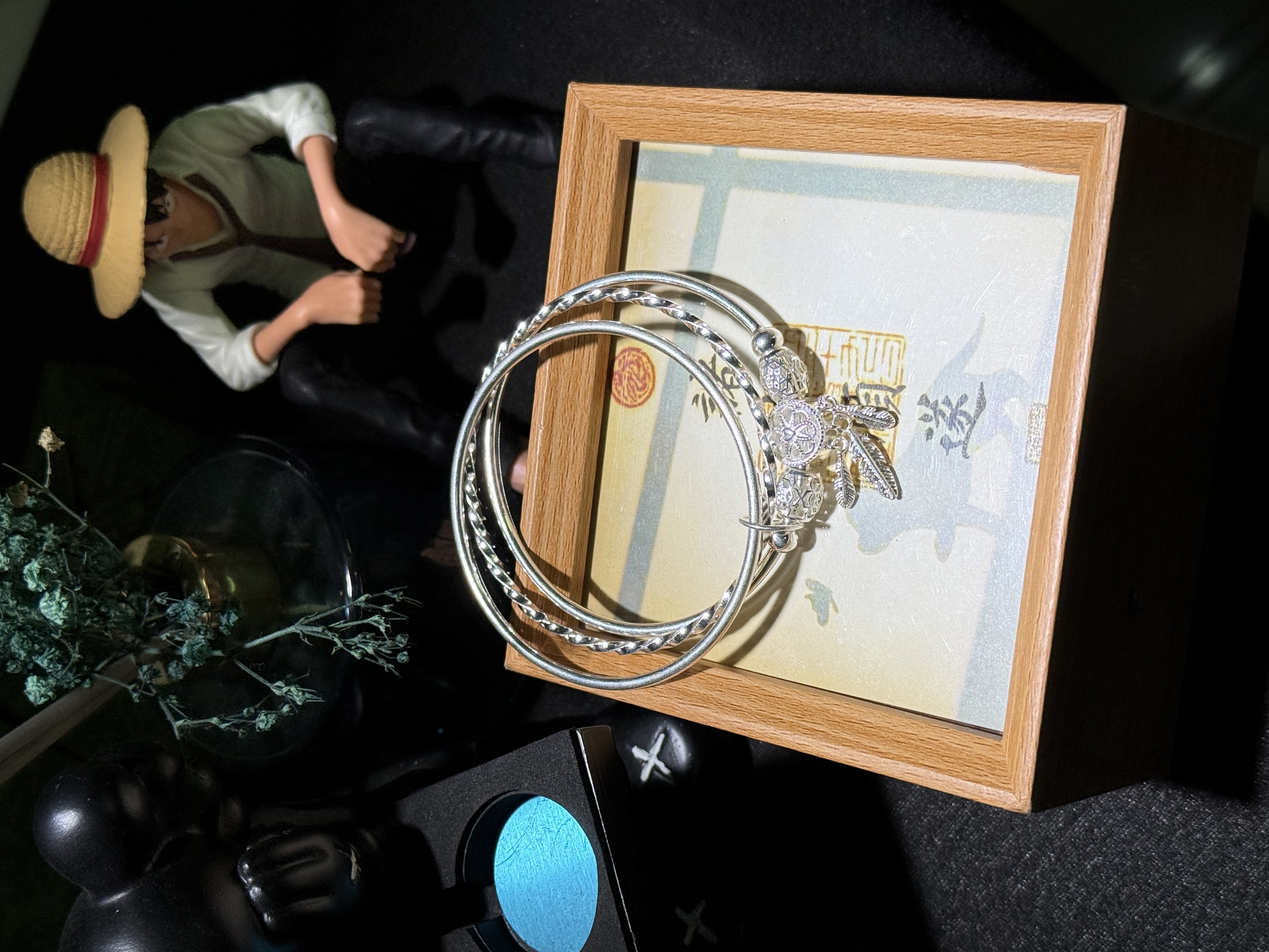 足银手镯 （26号）29g捕梦网手镯