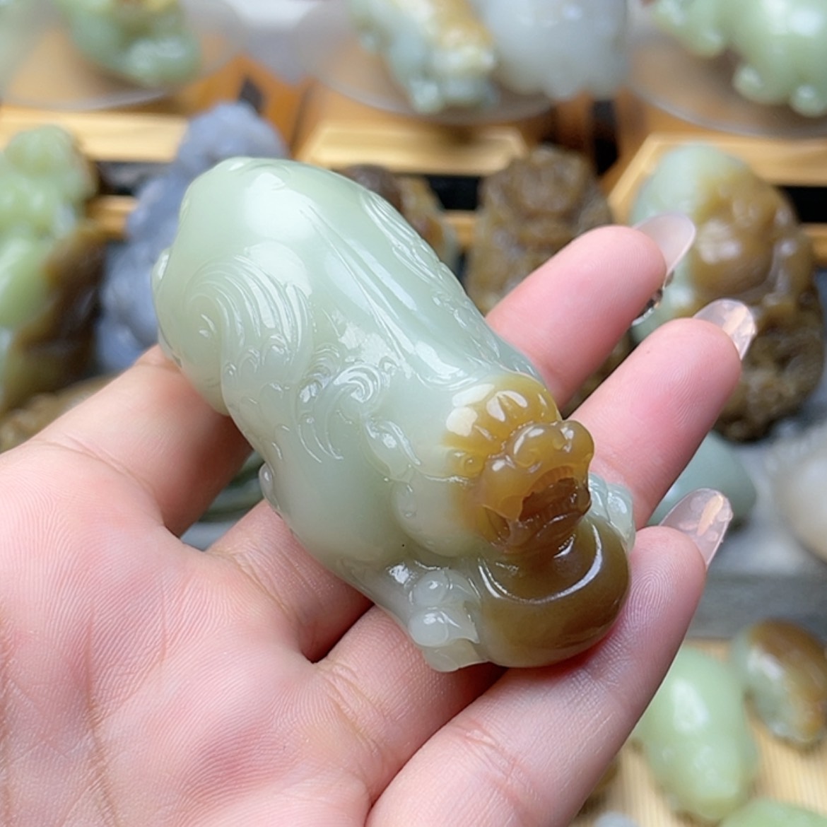 【闪购商品】未镶嵌和田玉挂件吾**岁