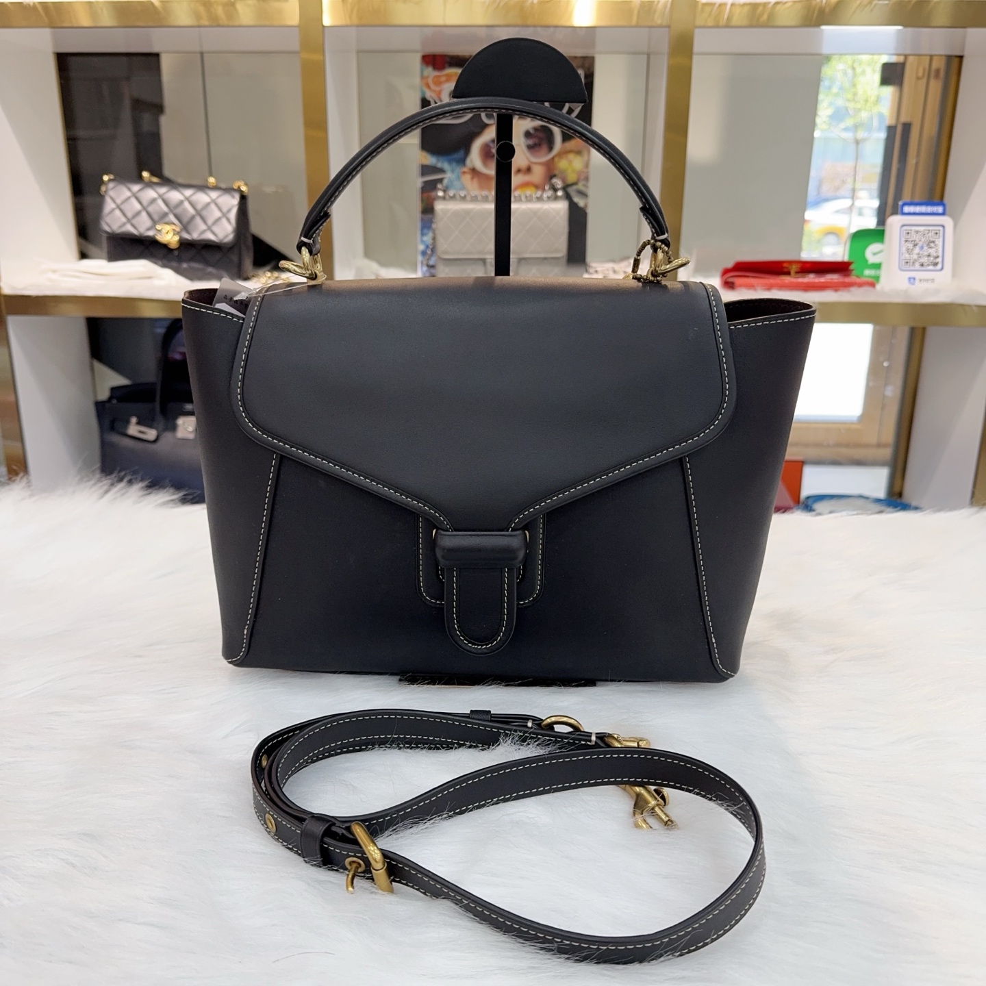 95新 COACH/蔻驰 （福利品）蔻驰女士单肩手提包
