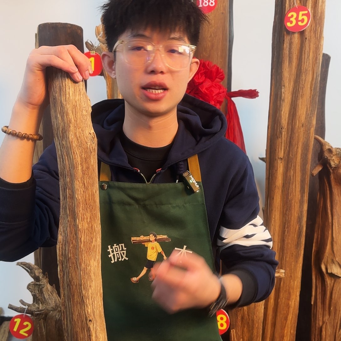 沉香摆件天然沉香原木摆件➕底座