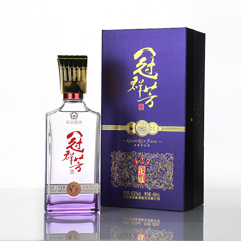 花冠冠群芳429浓香型白酒纯粮酒菏泽特产42.9%vol