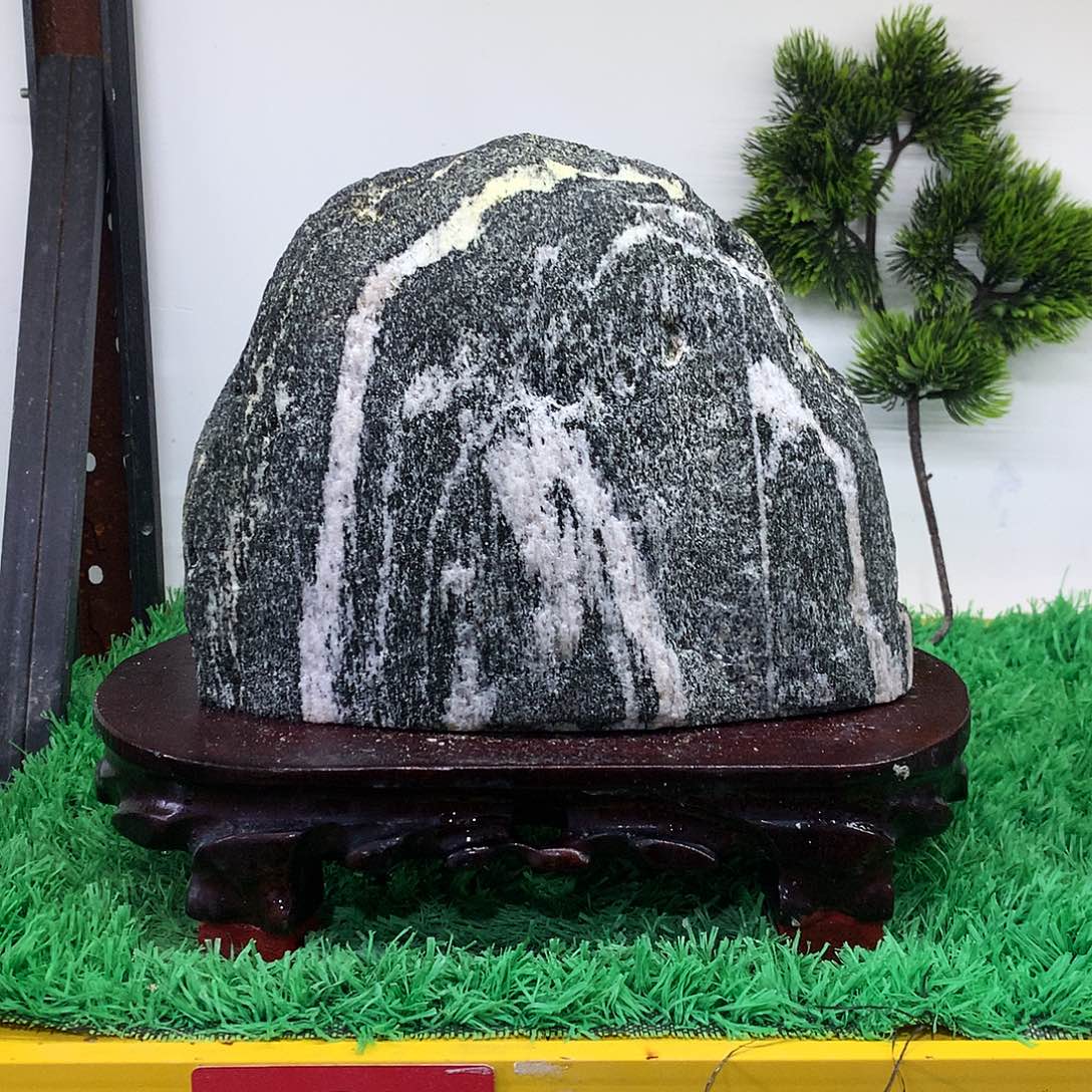 石材靠山石办公室摆放