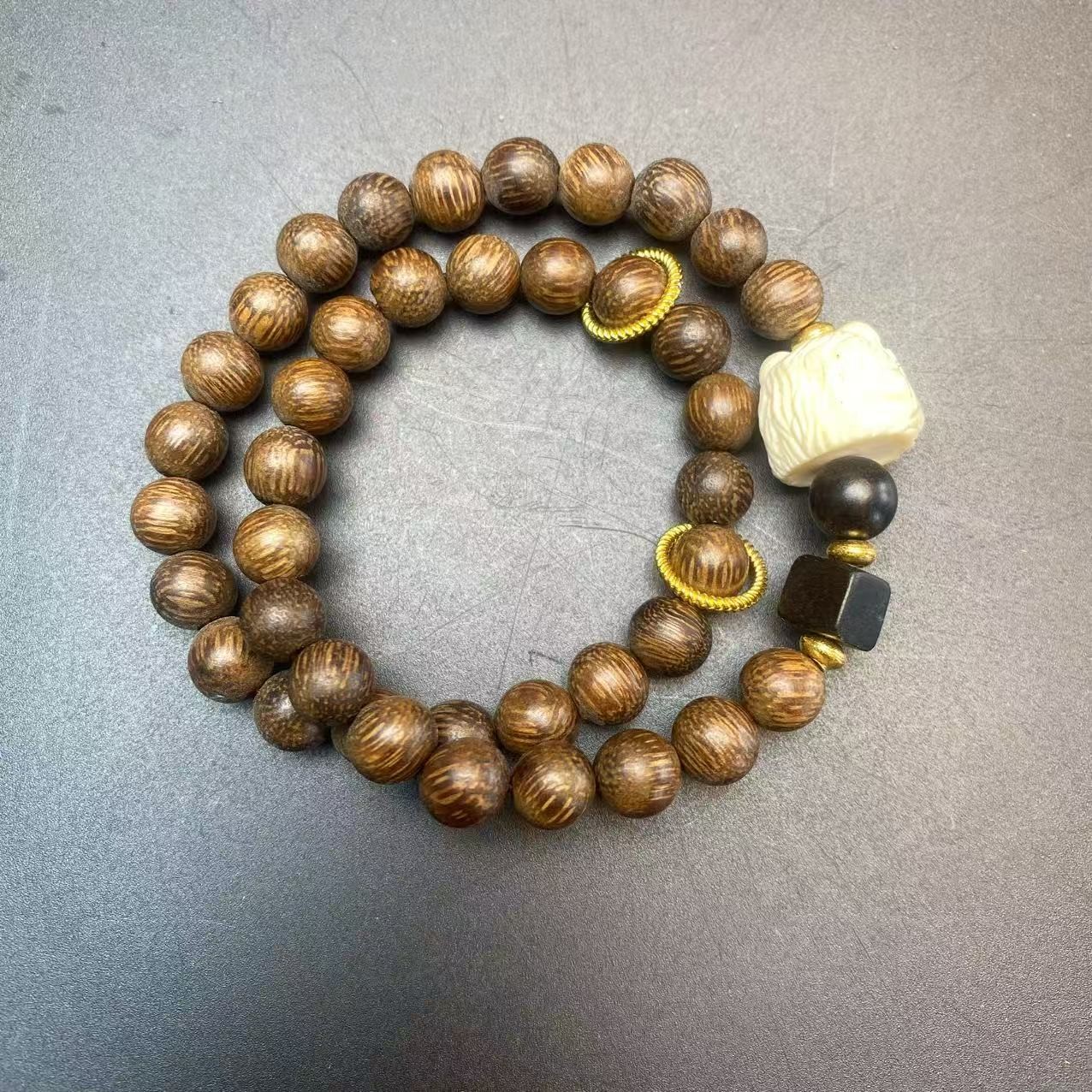 HHL双圈雕刻手串涵哲堂高端精选SC380