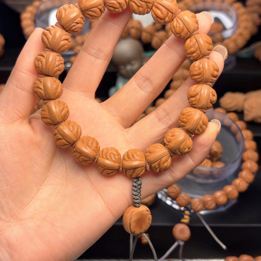 桃核吊坠野生金蝉14加