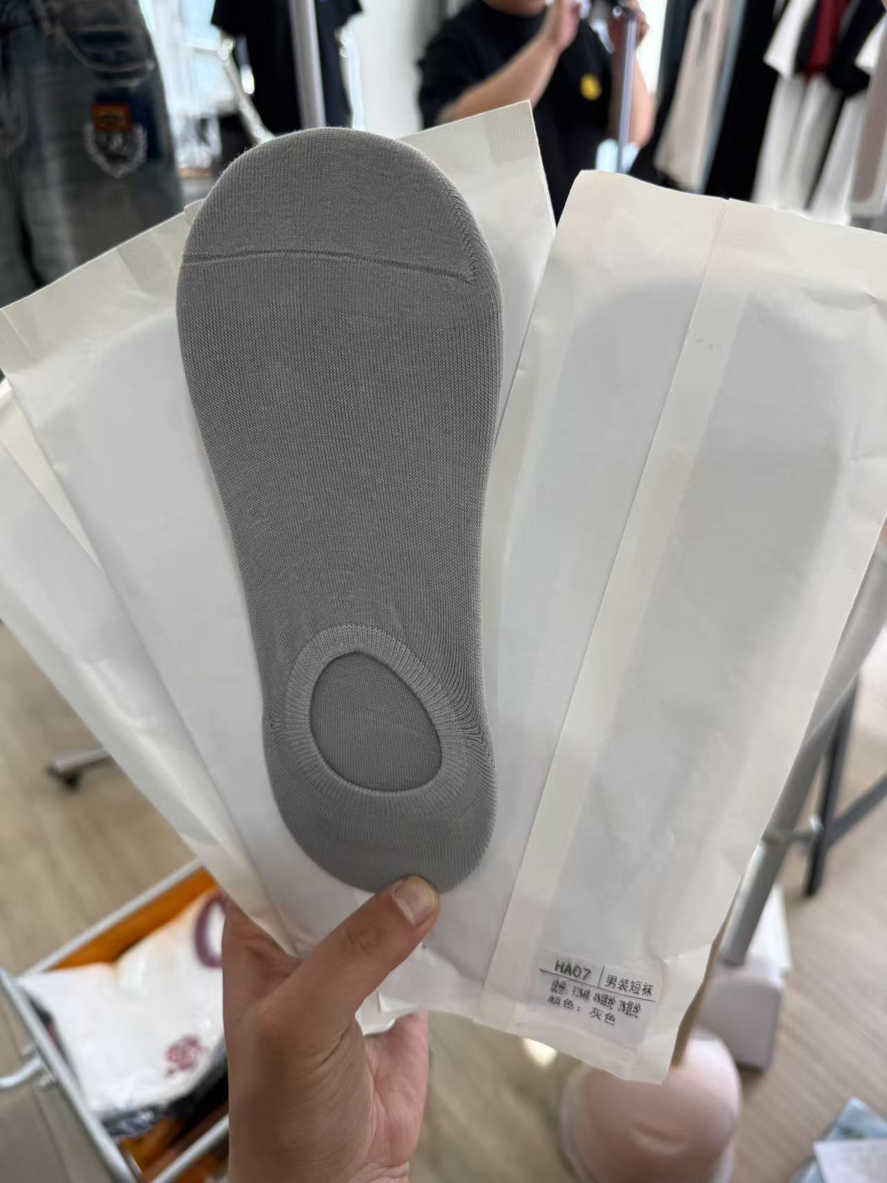 男士春夏袜子船袜