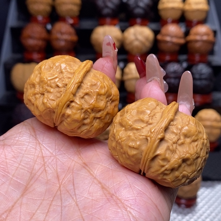 文玩核桃把件鲲鹏元宝34号