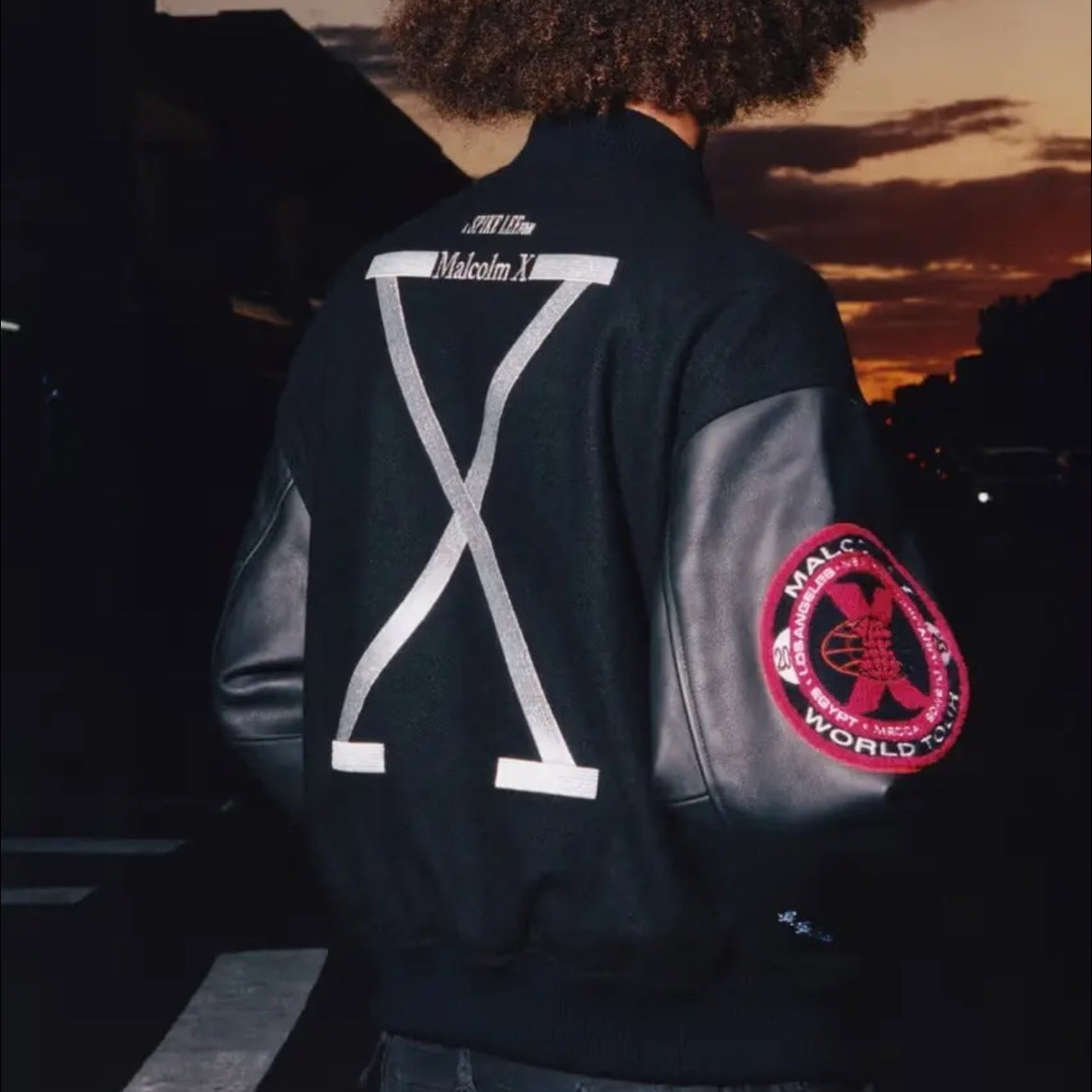 SP 圆形毛绒徽标logo休闲美式潮流夹克男女同款  宽松版型棉服