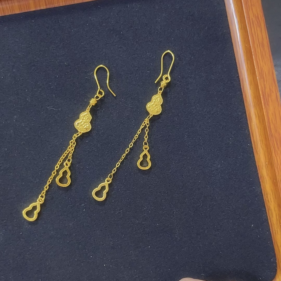 铜合金耳饰 福禄流苏耳环 气质百搭