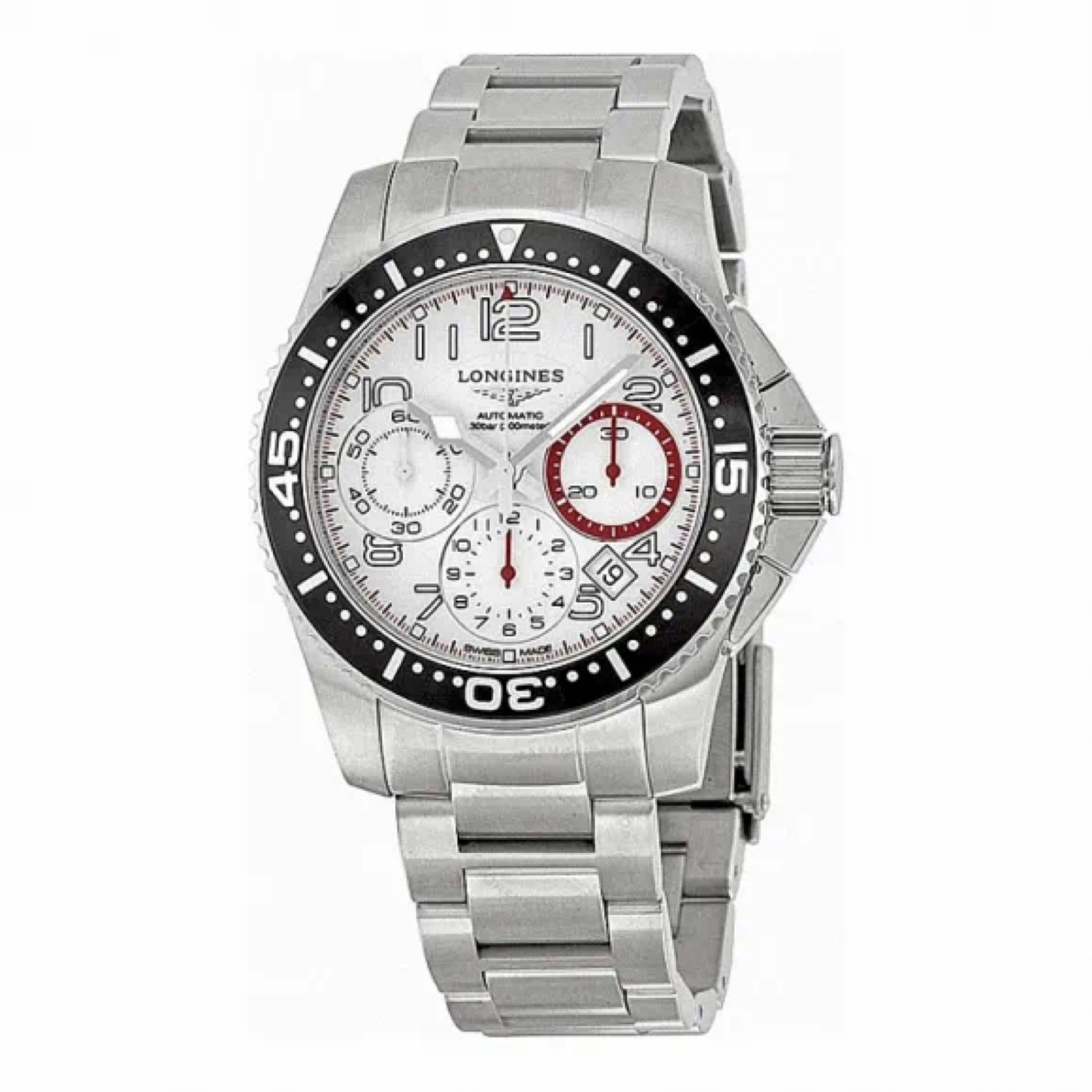 95新 Longines/浪琴 亚虎2/康卡斯696/男士运动腕表/表径41mm