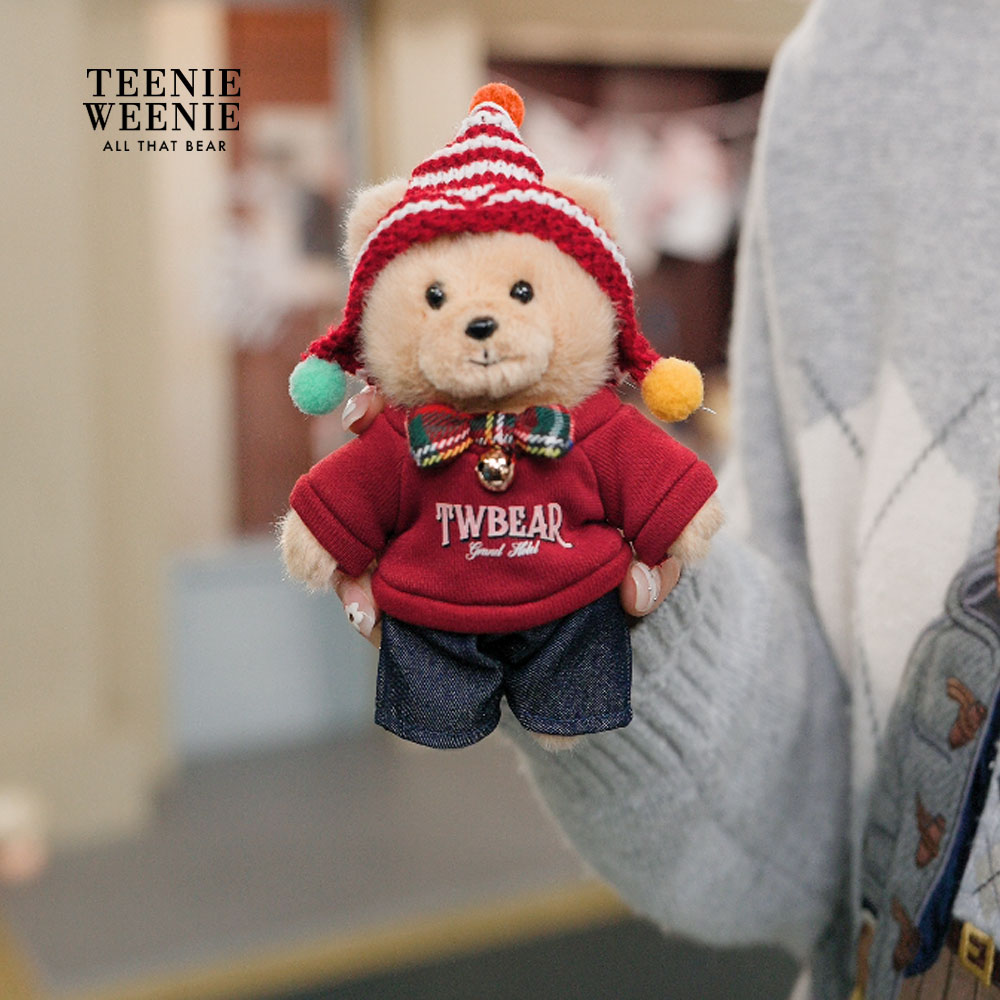 *TEENIEWEENIE bearnova25新款甜美小熊玩偶箱包配件YTCF25FV01T