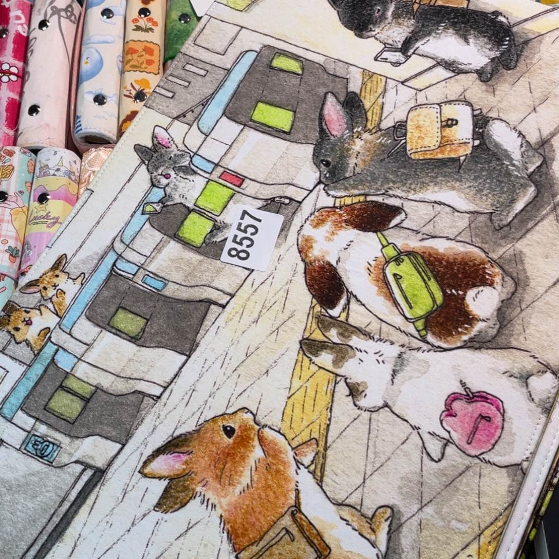 织绣小a4桌垫8557