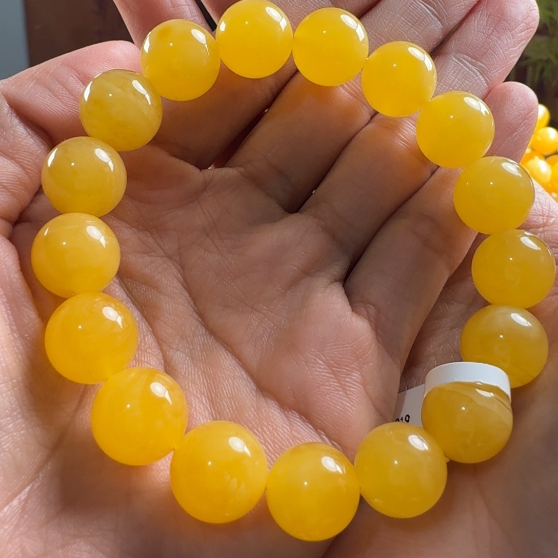 蜜蜡毛衣链未镶嵌