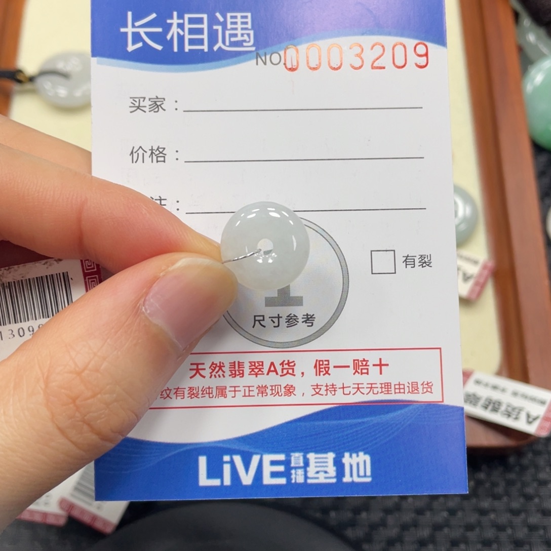 颈饰未镶嵌翡翠翡翠吊坠3209