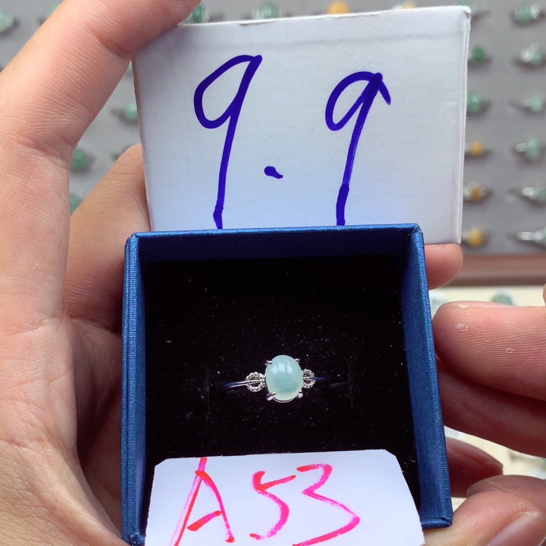 未镶嵌戒指翡翠缅甸翡翠戒指