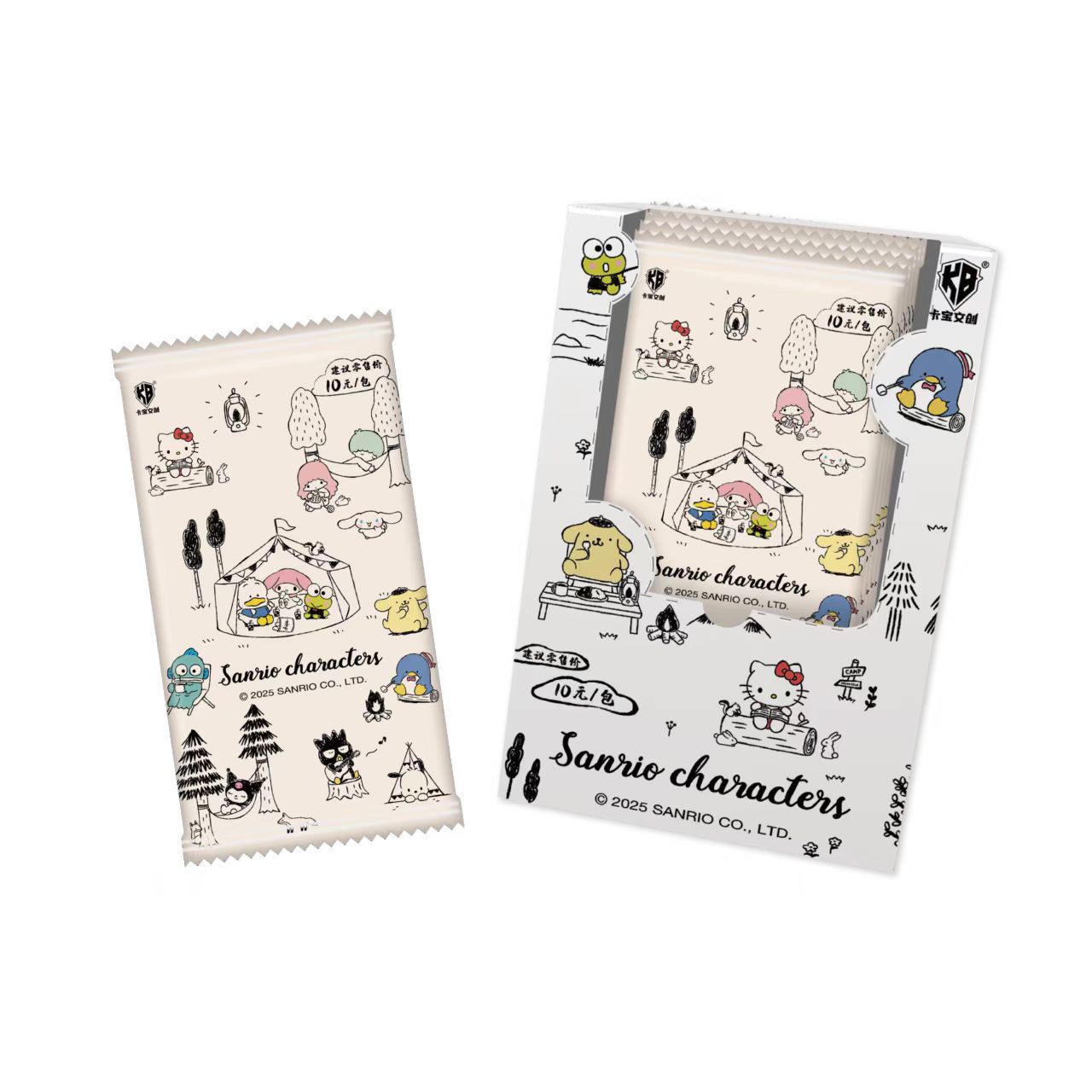 卡宝文创三丽鸥家族-珍藏卡 第二弹收藏卡牌盲盒 (代拆)