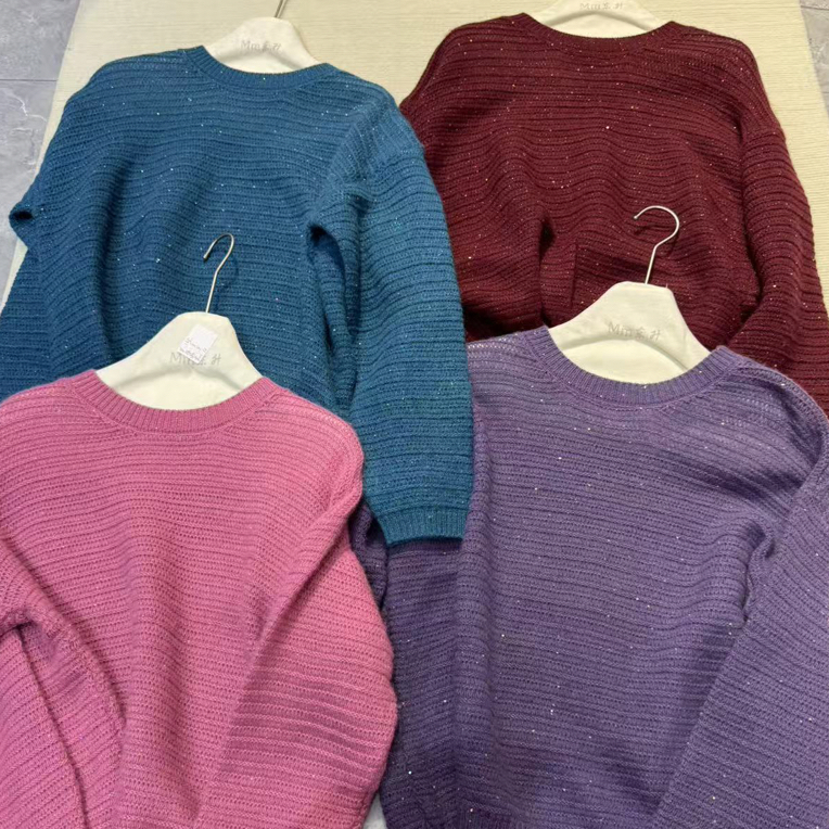 圆领拉丝亮片跨年毛衣-3⃣️号