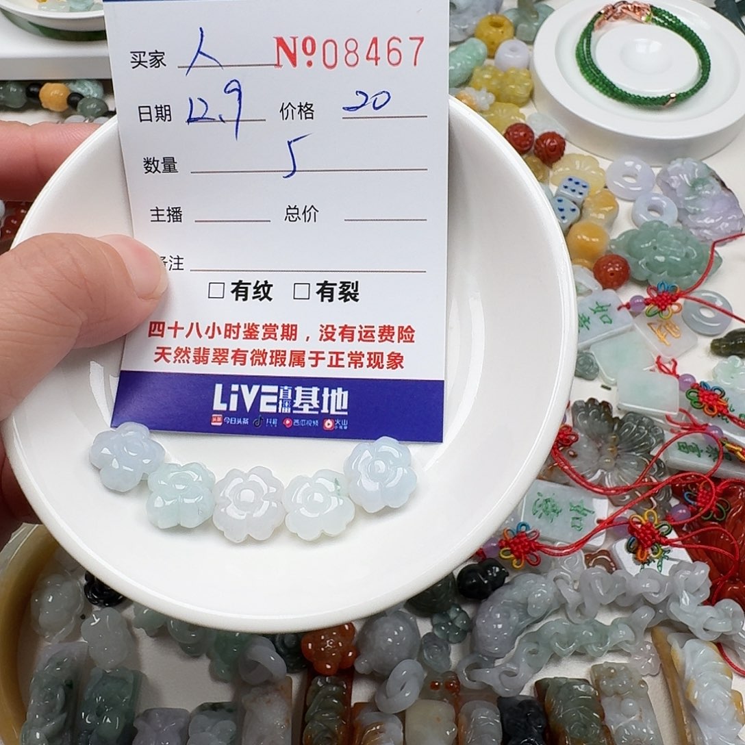 人****翡翠未镶嵌颈饰555555