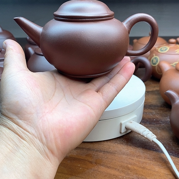 茶壶紫砂单元矿老紫泥水平175cc