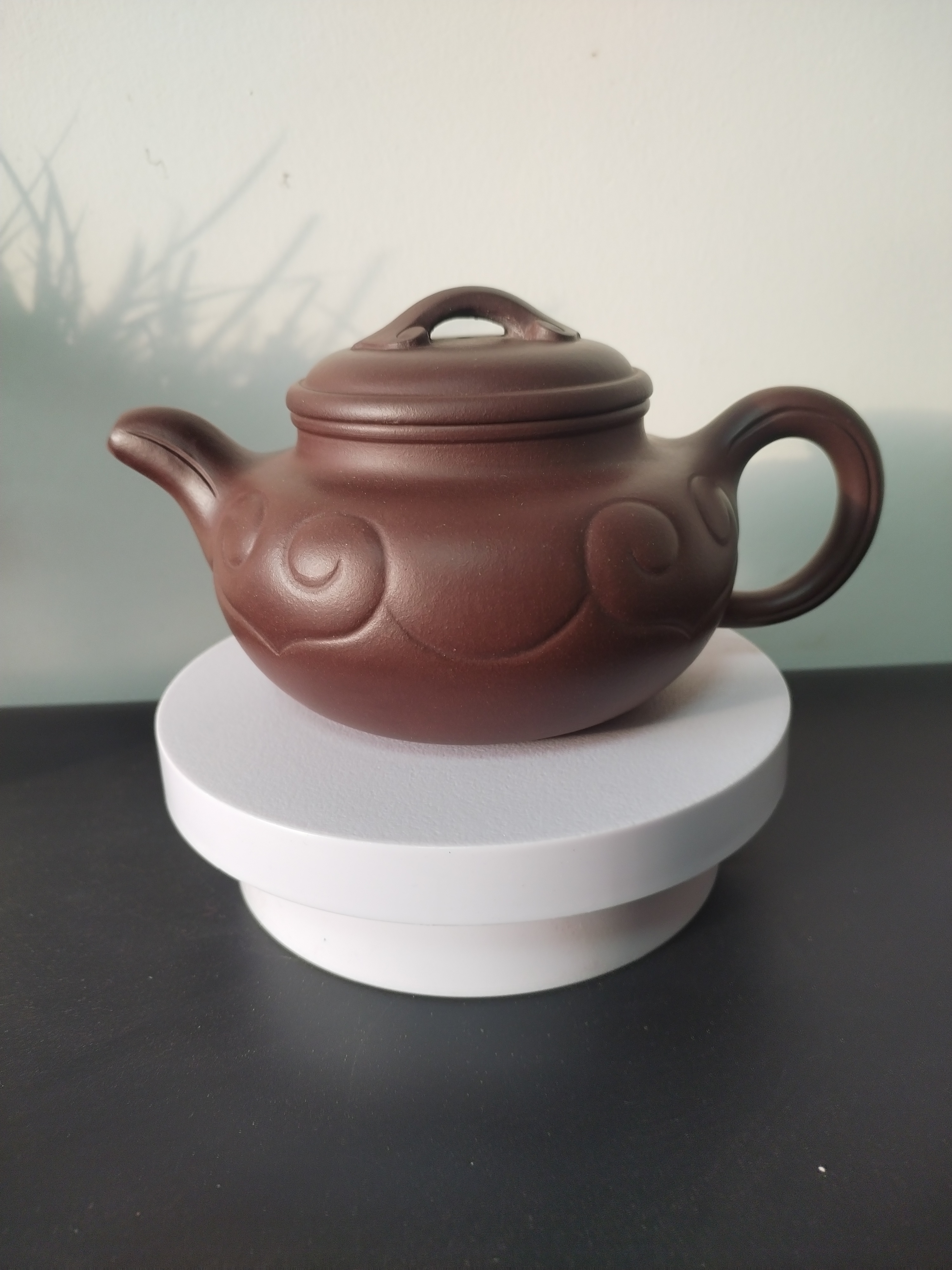 新店引流！去库存/宜兴紫砂壶，原矿紫泥半手工（仿古如意）410cc