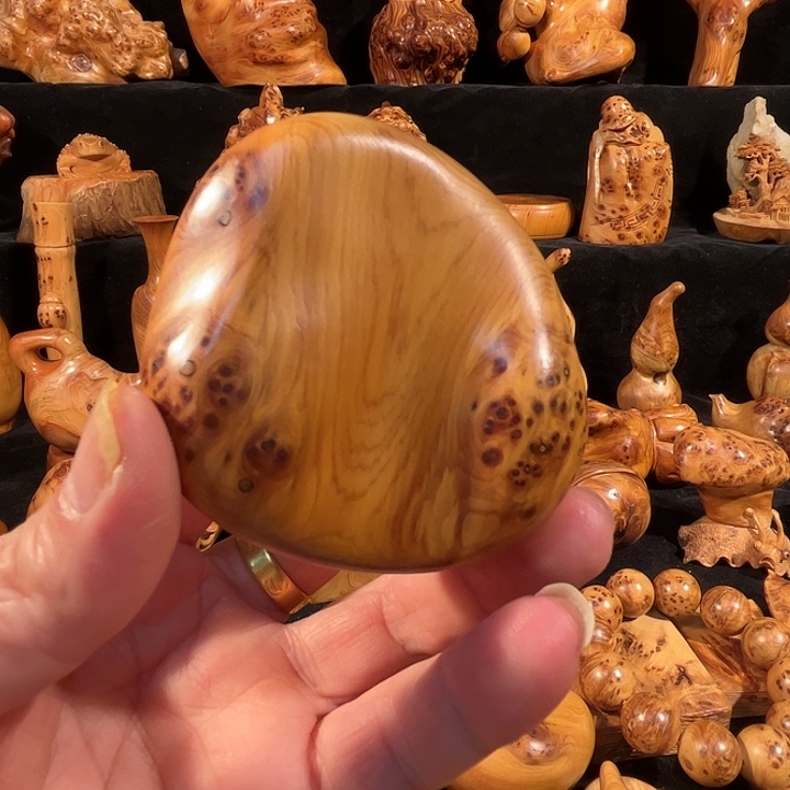 柏木（崖柏）用****5崖柏 手工制作 手把件