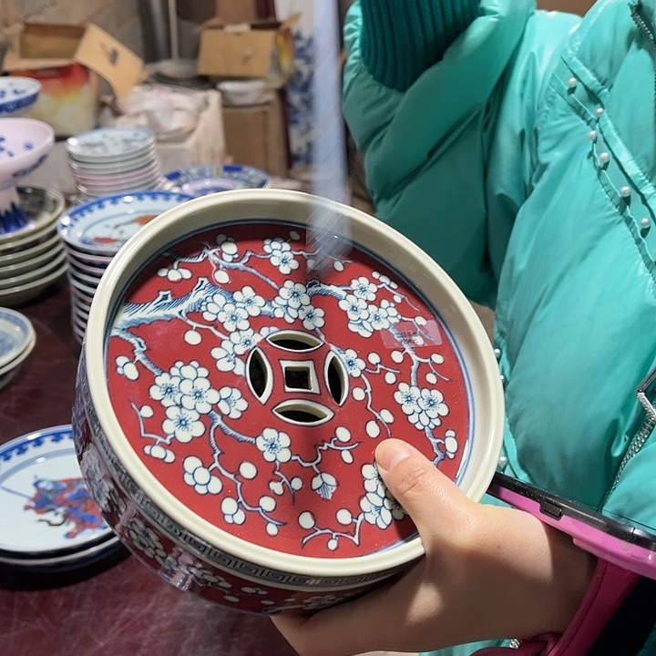 瓷片////////景德镇陶瓷茶盘。