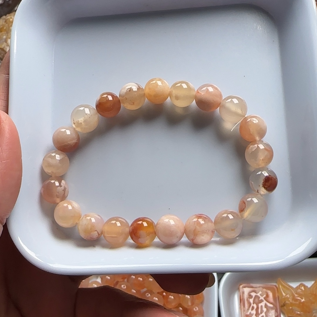 未镶嵌玛瑙/玉髓珠宝半成品