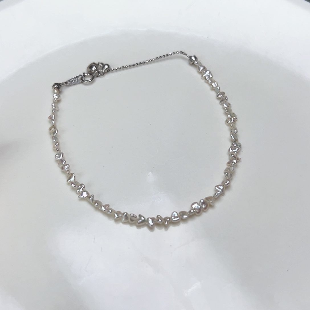 海水珍珠银S925镶嵌颈饰