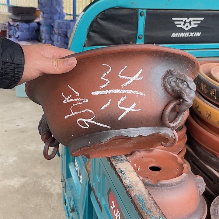 紫砂花盆紫砂等传统