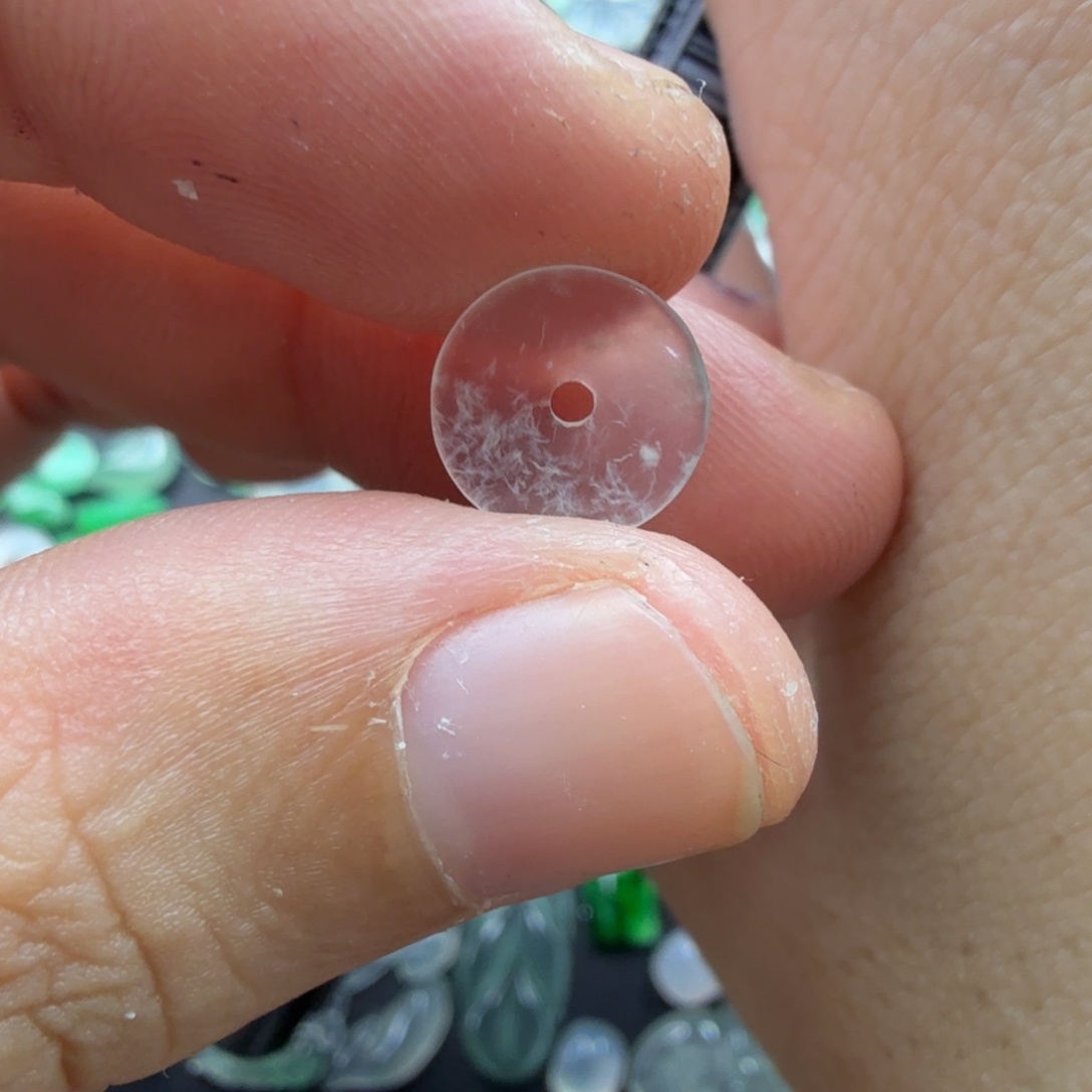 你***？翡翠未镶嵌颈饰46