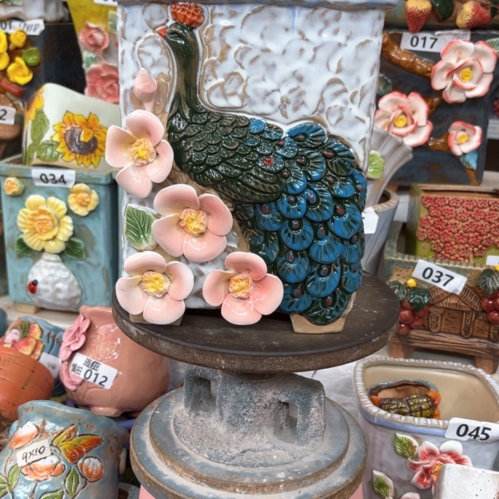 紫砂花盆粗陶材质多肉花盆