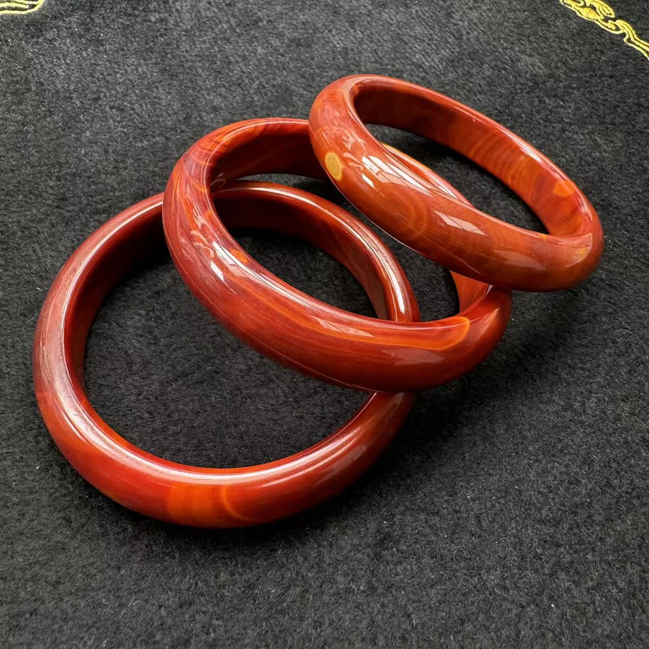 【刘少文】敦煌落翔云玛瑙手镯-MZ-F210-多样性只发一件