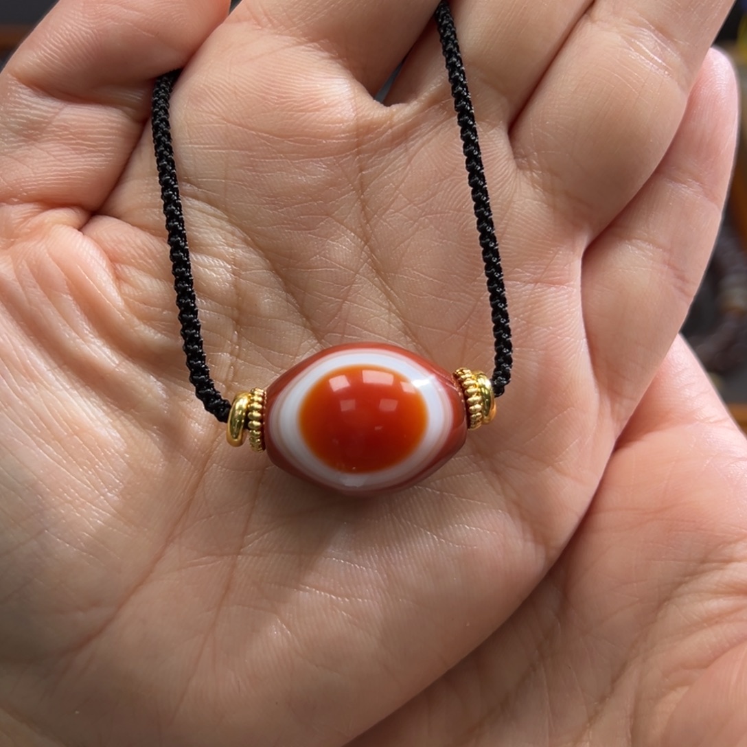 玛瑙/玉髓合金颈饰