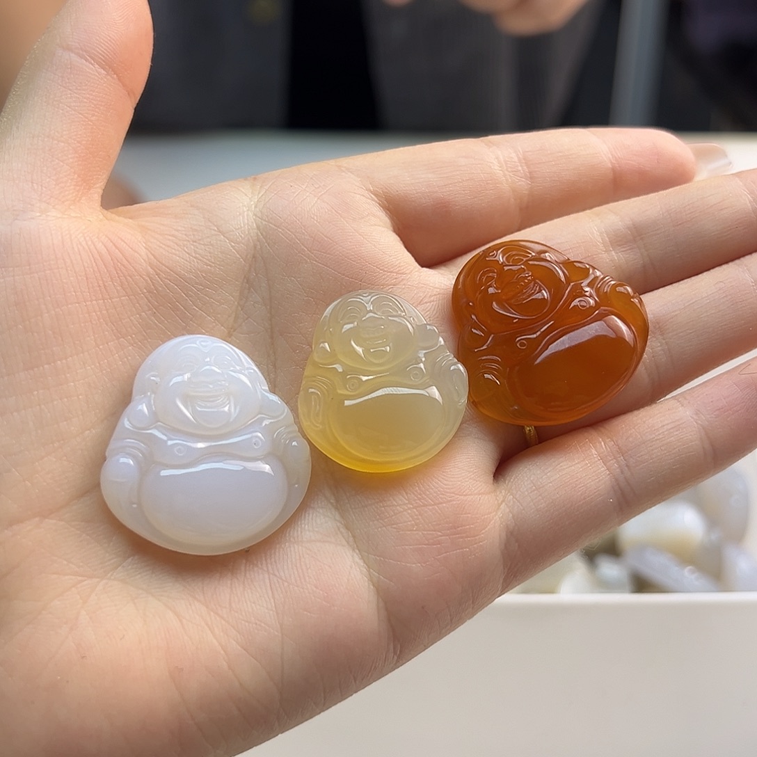 玛瑙/玉髓合金颈饰